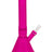 Eyce Beaker in Magenta - Durable Silicone Bong with Glass Bowl - Front View