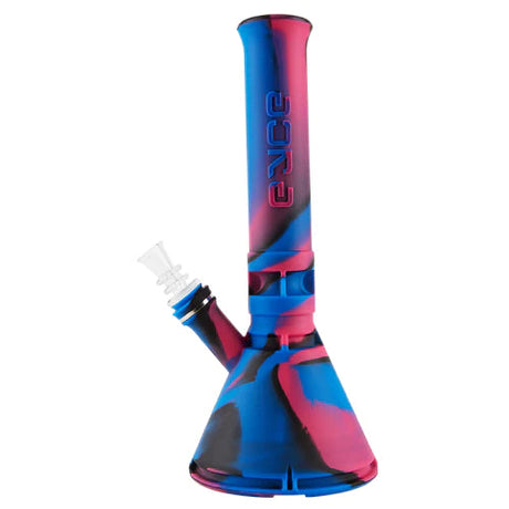 Eyce Beaker in Unicorn Pink, durable silicone beaker bong with easy-grip design, front view on white background