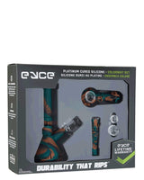 Eyce Colorway Boxed Set featuring silicone bong and accessories in blue, glow, green, and red
