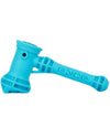 Eyce Hammer Silicone Bubbler in Nublu, Portable Design for Dry Herbs, Side View