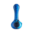 Eyce ORAFLEX Honeycomb Spoon Pipe in Winterblu - Durable Silicone, Front View