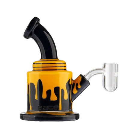 Eyce Oraflex Silicone Dab Rig in Honey Pot variant, 5" size, 10mm female joint, front view
