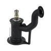 Eyce Rig II Black - Silicone Dab Rig with Titanium Nail, 90 Degree Joint, Portable Design