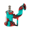 Eyce Rig II Coral Snake - Portable Silicone Dab Rig with Titanium Nail - Side View