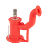 Eyce Rig II in Helired - Portable Silicone Dab Rig with Titanium Nail - 90 Degree Joint