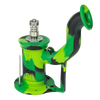 Eyce Rig II Jungle Variant - Durable Silicone Dab Rig with Titanium Nail - Side View