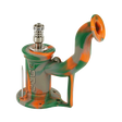 Eyce Rig II Portable Silicone Dab Rig in Rifle Camo Design with Titanium Nail - 90 Degree Joint