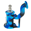 Eyce Rig II silicone dab rig in Winter color with titanium nail, 90-degree joint, portable design
