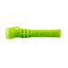 EYCE Shorty hand pipe in Slime Green, durable silicone, easy to clean, side view