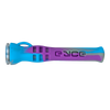Eyce Shorty Taster Hand Pipe in Mermaid Purple, Durable Silicone One-Hitter, Front View