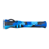 Eyce Shorty Taster hand pipe in Winter design, silicone one-hitter with durable build, top view