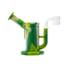 Eyce Sidecar Dab Rig in Arcadcamo with Honeycomb Percolator and Quartz Banger - Side View
