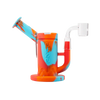 Eyce Sidecar Dab Rig in Fuego with Honeycomb Percolator, Silicone Body, and Quartz Banger