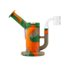 Eyce Sidecar Dab Rig in Riflecamo design with Honeycomb Percolator, 90 Degree Joint, and Silicone Body