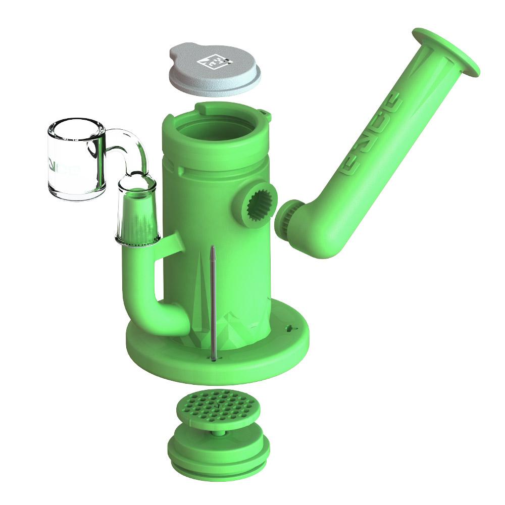 EYCE Sidecar Rig in Creature Green with Honeycomb Percolator and Silicone Body