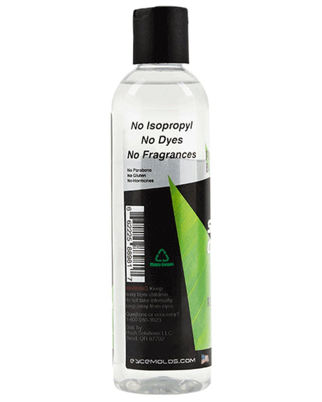 Eyce Silicone Cleaner bottle front view, eco-friendly plant-based solution for cleaning bongs and rigs