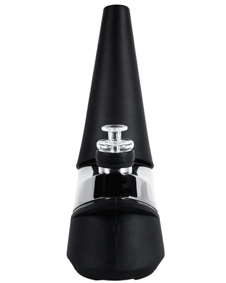 EYCE Silicone Puffco Peak Attachment in Black - Durable, Easy to Clean - Front View