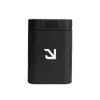 Eyce Solo Black - Durable Silicone Hand Pipe with Steel Bowl, Portable Design, Front View