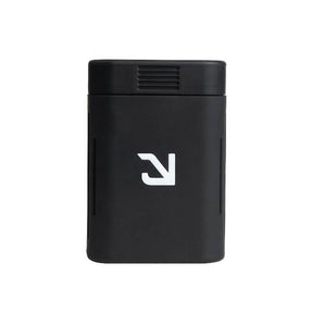 Eyce Solo Black - Durable Silicone Hand Pipe with Steel Bowl, Portable Design, Front View