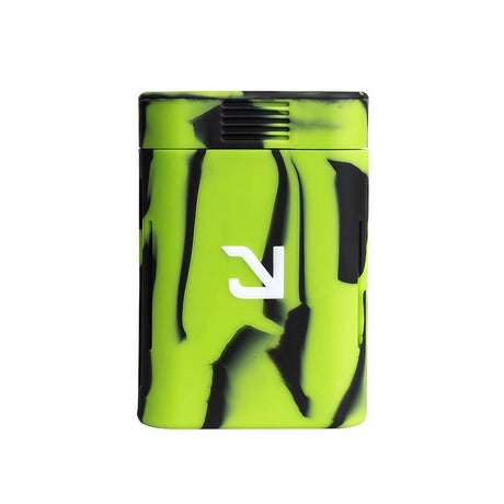 Eyce Solo Silicone Hand Pipe in Green and Black - Durable, Compact Design