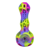 EYCE Spoon Hand Pipe in Cotton Candy Camo, 4" Silicone, Durable & Travel-Friendly, Front View