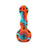 Eyce Spoon hand pipe in Fuego color scheme, portable silicone with borosilicate glass bowl