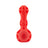 Eyce Spoon in Helired - Durable Silicone and Glass Hybrid Hand Pipe for Dry Herbs, Front View