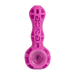 EYCE Spoon in Magenta - Durable 4" Silicone Hand Pipe with Deep Bowl - Front View