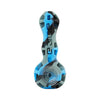 Eyce Spoon in Urbanblu - Silicone Hand Pipe with Borosilicate Glass Bowl, Front View