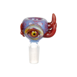 Eyeball Glass Herb Slide | 14mm M | Assorted Colors | 5ct Bundle