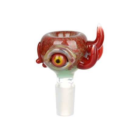 Eyeball Glass Herb Slide | 14mm M | Assorted Colors | 5ct Bundle