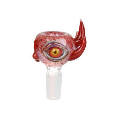 Eyeball Glass Herb Slide | 14mm M | Assorted Colors | 5ct Bundle