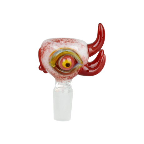Eyeball Glass Herb Slide | 14mm M | Assorted Colors | 5ct Bundle