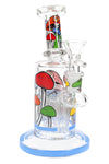 Glow-in-the-Dark Mushroom Bong “Shroom Eye” – Tree Perc – 14.5 mm Female – 6.5″