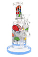 Glow-in-the-Dark Mushroom Bong “Shroom Eye” – Tree Perc – 14.5 mm Female – 6.5″