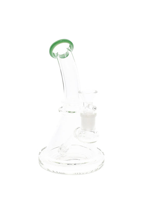 Clear Stemless Beaker Bong “Matrix Mini” – Matrix Stem – 7½″
