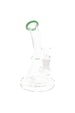Clear Stemless Beaker Bong “Matrix Mini” – Matrix Stem – 7½″