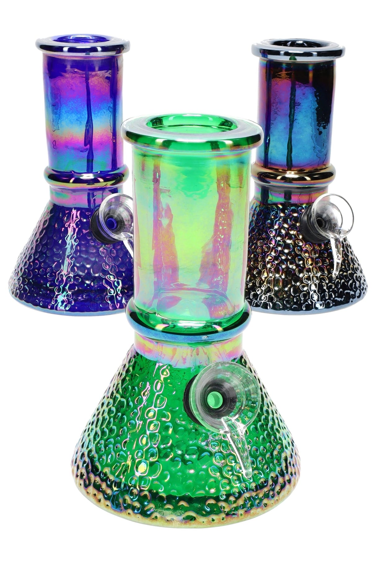 5.5″ Metallic Bubble Beaker Bong