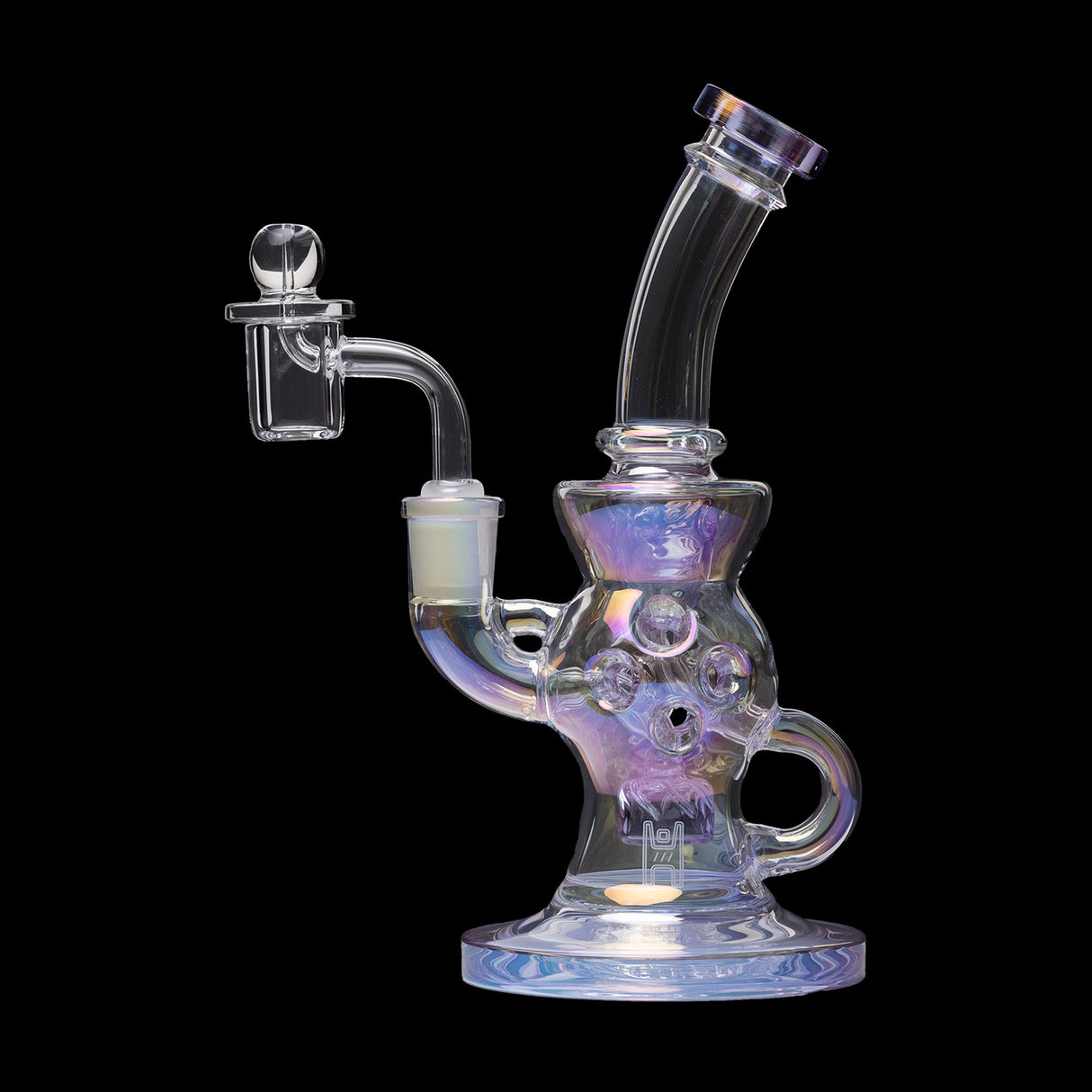 Human Grade Swiss Incycler Glass Rig Recycler - Various Sizes