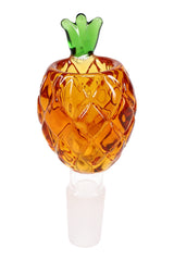 Colored Glass Pineapple Bowl “Tiki Topper” – 14.5 mm Male