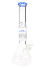 Glass Beaker Bong “Jelly Dome” – Tree Perc – 15″