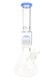 Glass Beaker Bong “Jelly Dome” – Tree Perc – 15″