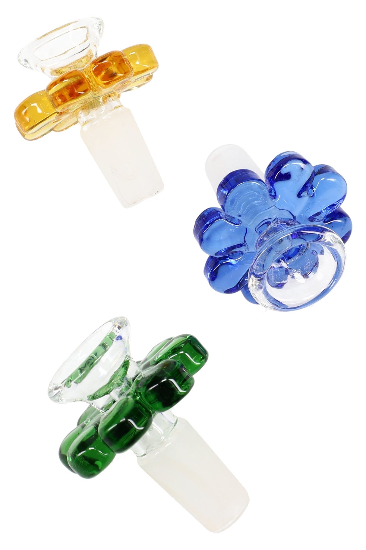 Colored Glass Flower Bowl “Bloom” – 14.5 mm Male