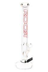 ROOR 18" Straight Shooter – 5mm Glass-on-Glass Tube with Ice Pinch