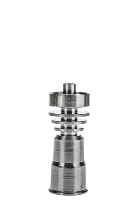 Thick Ass Glass Female Titanium Domeless Nail for Dab Rigs, 14/18MM, Durable Design, Front View