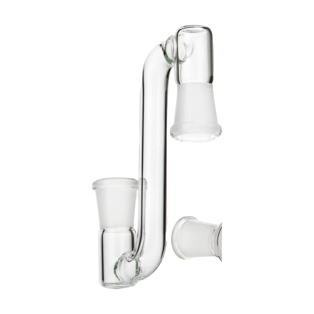 PILOTDIARY 14mm Female to Female Glass Adapter 2Pcs Set on White Background