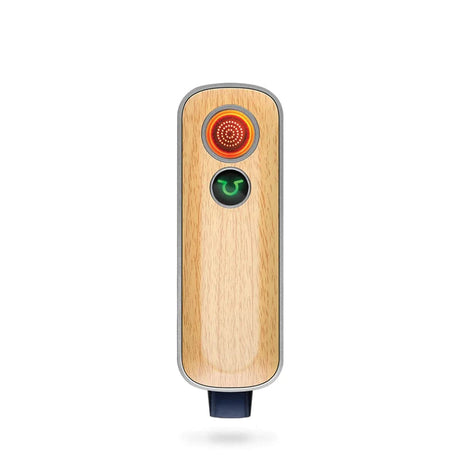 Firefly 2+ Plus Vaporizer in Oak - Front View on White Background, Portable Design for Dry Herbs