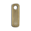 Firefly 2 Top Lid in Oak Silver - Front View for Vaporizers, Quartz Material