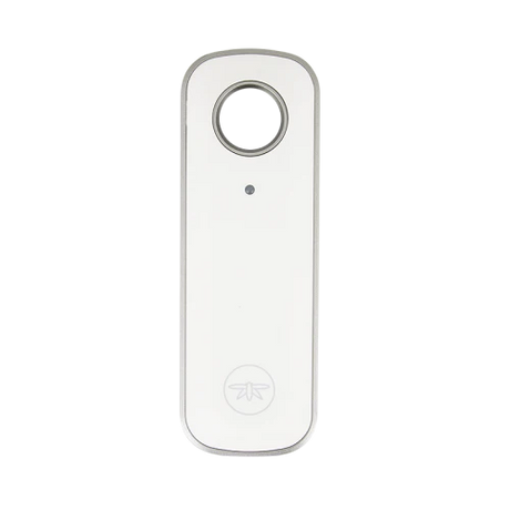 Firefly 2 Top Lid in White - Quartz Material, Front View for Vaporizers