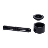 Aluminum Glass Hybrid Flat Chamber Spoon Pipe